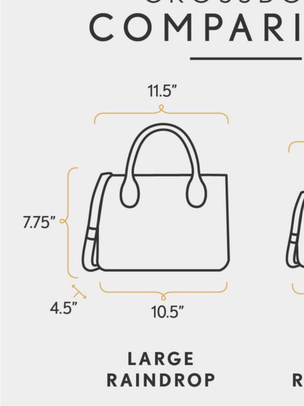 Portland Leather Goods- Large Raindrop bag - Picture 13 of 15